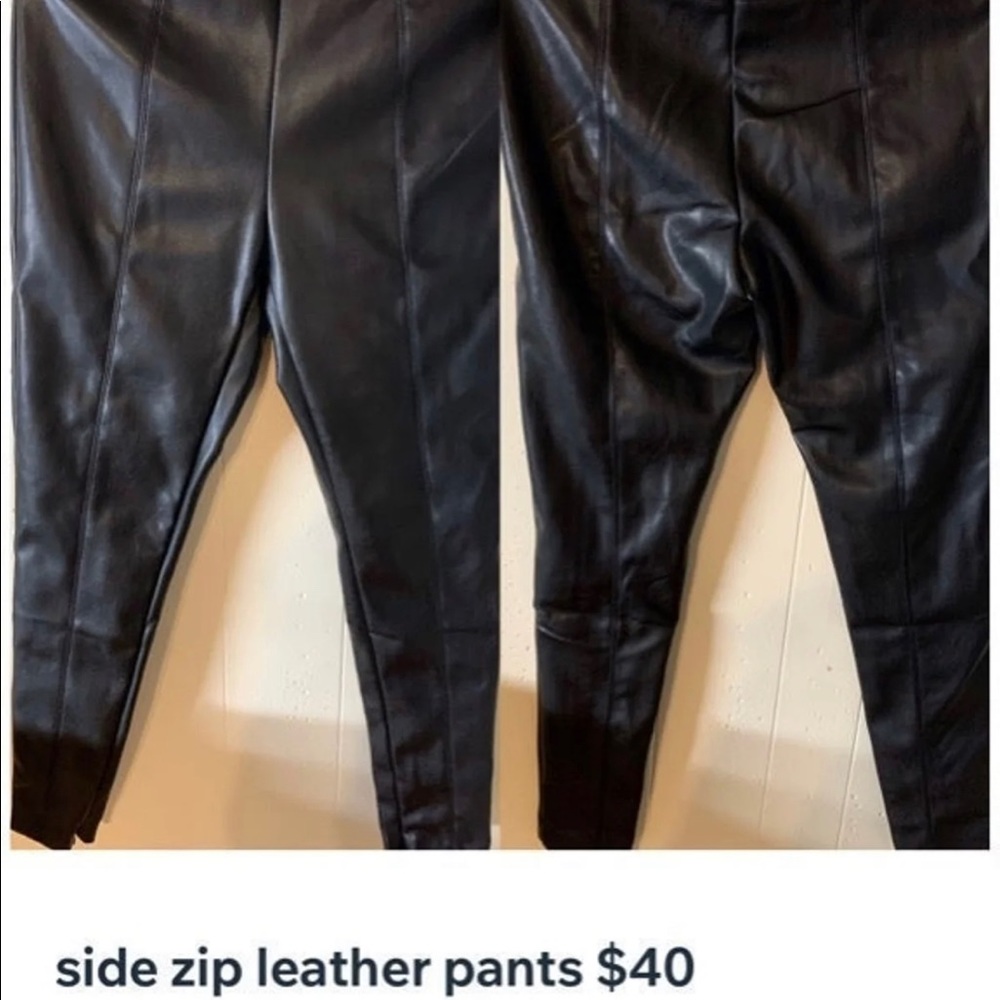 side zip leather pants I have then in sizes M,L, XL